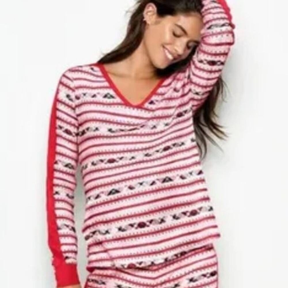 Victoria’s Secret Red Pajama Top size S